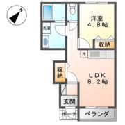 クレセナ鎌倉の間取り画像