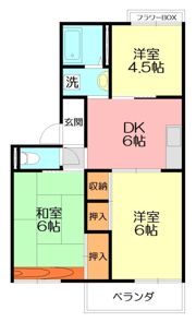 ハイツコスモスIIの間取り画像
