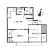 フラワー湘南の間取り画像