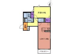 AMOUR・Cの間取り画像