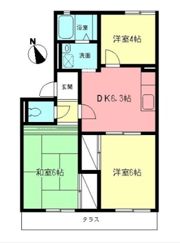 エスポワール鎌倉の間取り画像