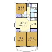 日比野ハイツの間取り画像