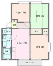 コーポエリカAの間取り画像