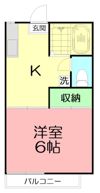 聚楽ハイツFの間取り画像