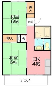 テラスKOの間取り画像