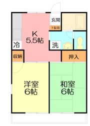 ハイツプリズムの間取り画像
