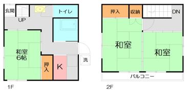 東町1丁目貸家の間取り画像