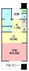 シャンテいせはらの間取り画像