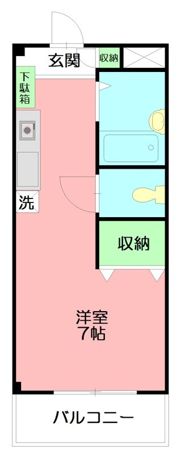 ファーストシティ六会の間取り画像