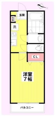 ベルズフローラ座間の間取り画像