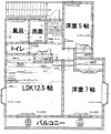 津貸家の間取り画像