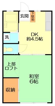 チェリーハイツAの間取り画像