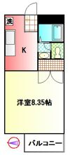 メルベーユ2の間取り画像