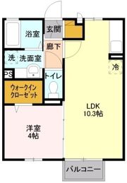 フェリーチェ桜の間取り画像
