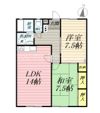 シャトーアルブル Aの間取り画像