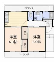 第3三田マンションの間取り画像