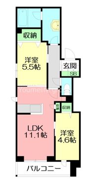 プラチナフォレスト鎌倉大船の間取り画像