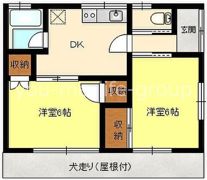 石井貸家の間取り画像