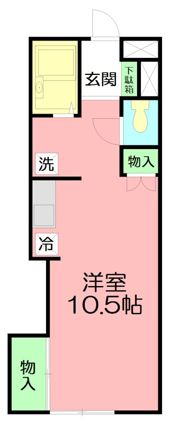 ドルフフジミB棟の間取り画像