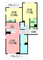 シエルの間取り画像