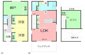 辻堂太平台1丁目戸建の間取り画像