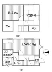 テラス中村の間取り画像