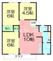 コーポつばきの間取り画像