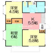 コーポ五万騎の間取り画像