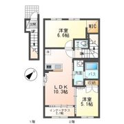 クレサンテームの間取り画像