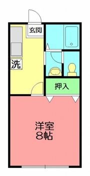 レジデンスイワサキの間取り画像