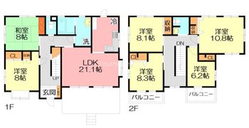高森戸建の間取り画像