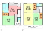 簑島テラスハウスの間取り画像