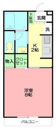 HGコート2の間取り画像
