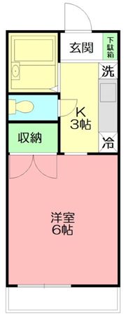 ハイツ天沼の間取り画像