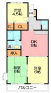 みすきゃんさすさがみ野の間取り画像