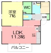 グランデュールAの間取り画像