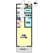 茅ヶ崎フェリックスコート長尾の間取り画像