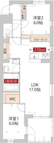 フリメールの間取り画像