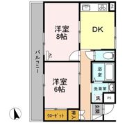シティーフラット服部の間取り画像