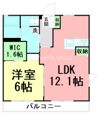 コーポひまわりBの間取り画像