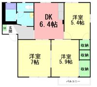 ハイツタカハシの間取り画像