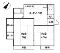 秋葉町平屋テラス2の間取り画像