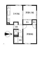 喜楽ハイツの間取り画像