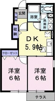 パークハイム参番館の間取り画像