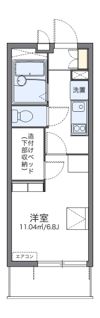 レオパレスアルカディア北矢名の間取り画像