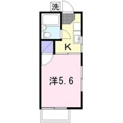 メゾンフジIIの間取り画像