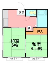 ヴィラK＆Mの間取り画像