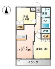 すぎのきハイムの間取り画像