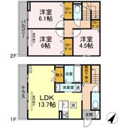 スリジェ元町の間取り画像