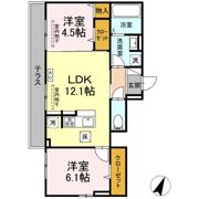 スリジェ元町の間取り画像